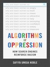 Cover image for Algorithms of Oppression